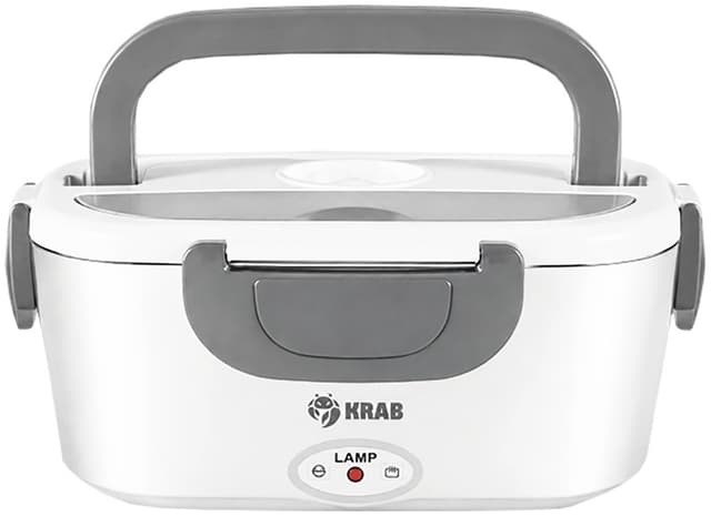 Marmita Elétrica Krab Kbmp40 1,5L 40W Bivolt Branco/Cinza
