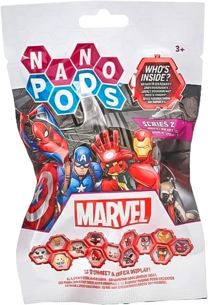 Colecionável Marvel Nano Pods Series 2