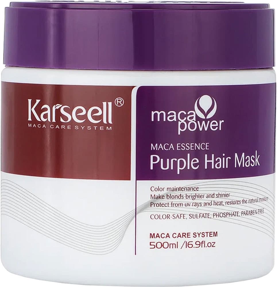Máscara Capilar Karseell Maca Power Essence Purple Hair Mask - 500mL