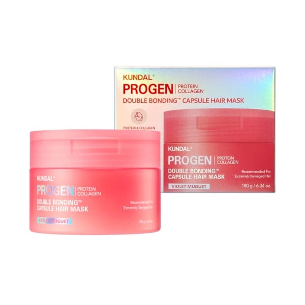 Máscara Capilar Kundal Progen Double Bonding Capsule Violet Muguet 180ml