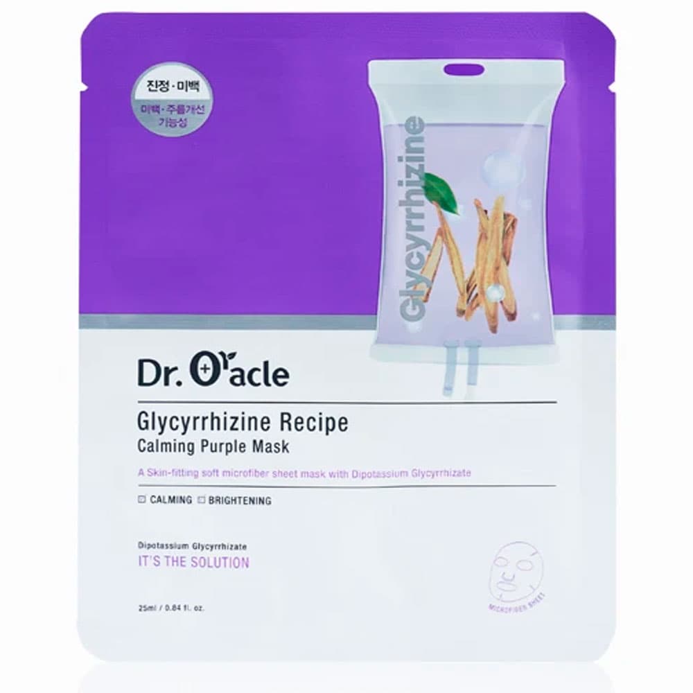 Máscara Dr. Oracle Glycyrrhizine Recipe Calming Purple Mask 25ml