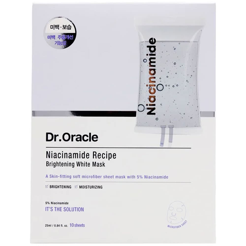Máscara Dr. Oracle Niacinamide Recipe Brightening White Mask