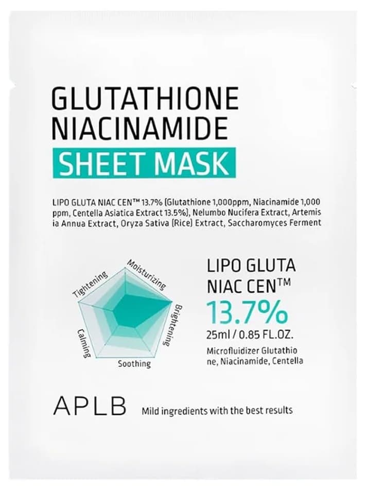 Máscara Facial Aplb Tranexamic Acid Niacinamide 17.2% (10 Unidades)