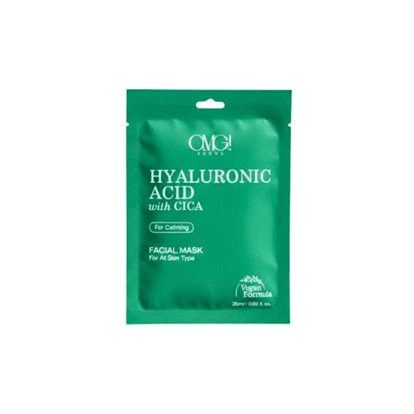 Máscara Facial Omg! Seoul Hyaluronic Acid With Cica 25G