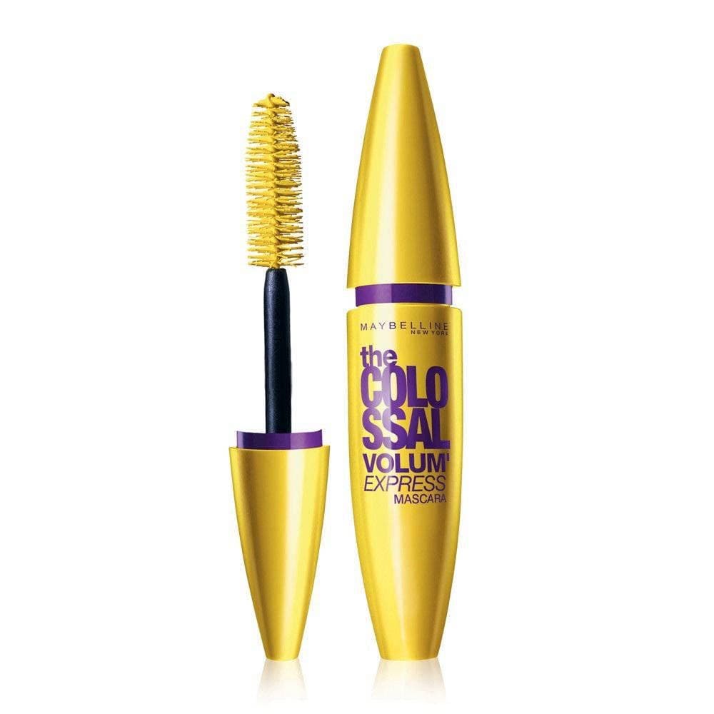 Máscara para Cílios Maybelline Volum Express Colossal Classic Black 9X Lavável