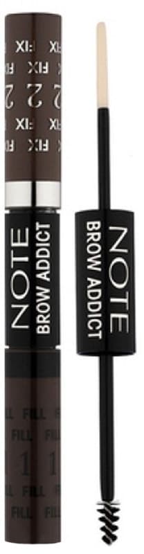 Máscara para Cílios Note Brow Addict 2In1 04 Grey Brown