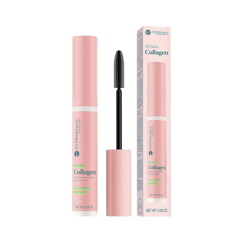 Máscara para Cílios Bell Hypoallergenic Vegan Collagen Volumizing 01 Black 8GR