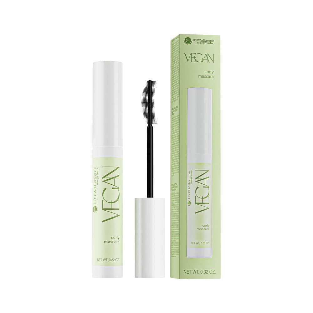 Máscara para Cílios Bell Hypoallergenic Curly 01 Preto 9G