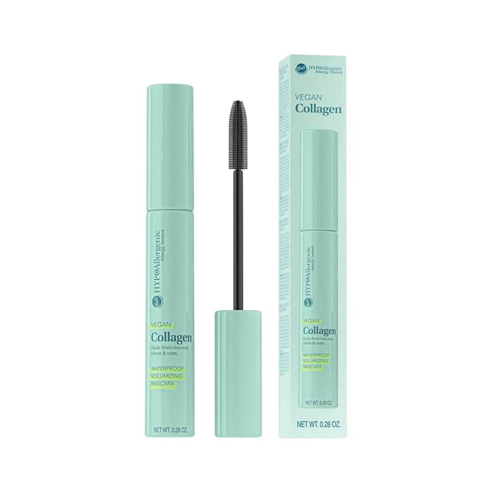 Máscara para Cílios Bell Vegan Collagen Volumizing Waterproof 01 Preto 8G