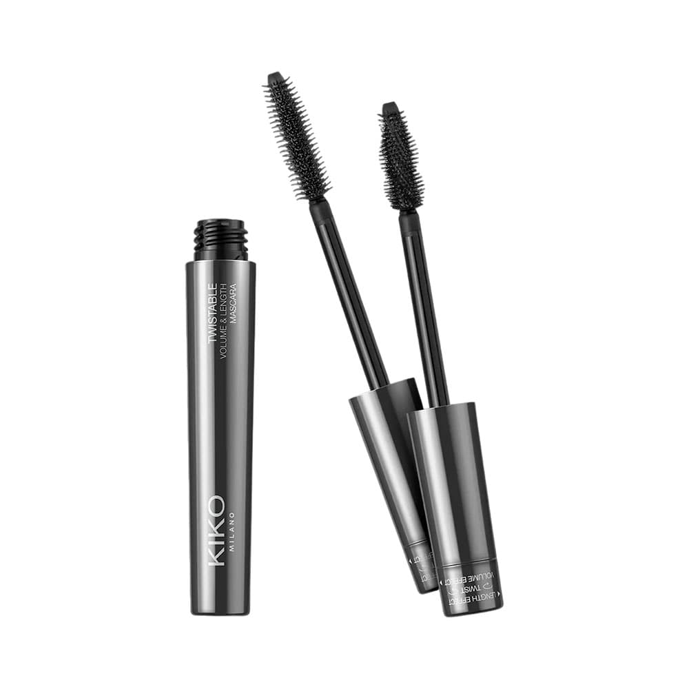 Máscara para Cílios Kiko Milano Twistable Volume & Length Preto 7.5ml