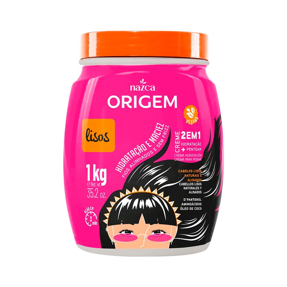Máscara Capilar Nazca Origem Lisos 2-Em-1 1KG
