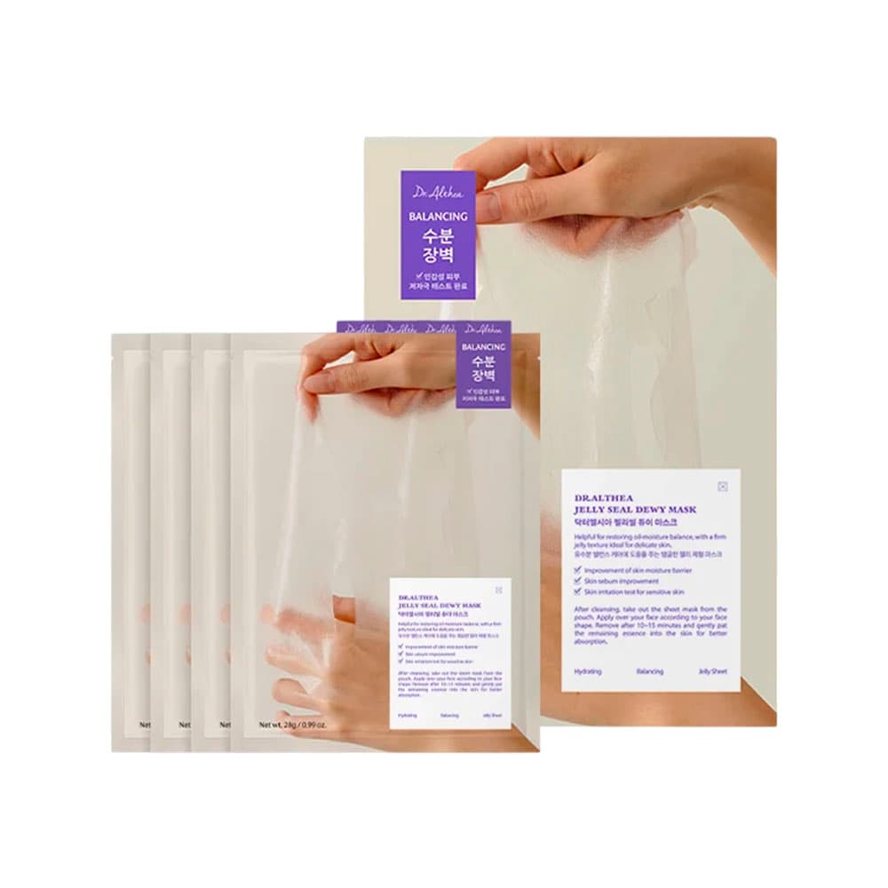 Máscara Facial Dr. Althea Jelly Seal Dewy 4 Peças