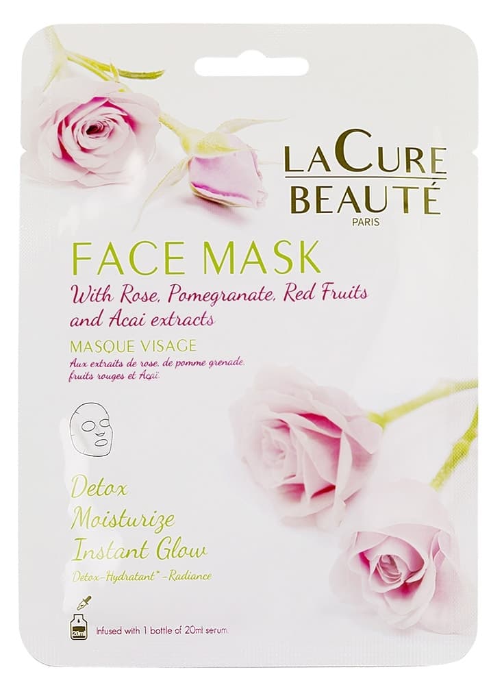 Máscara Facial La Cure Beauté Detox Moisturize (3 Unidades)