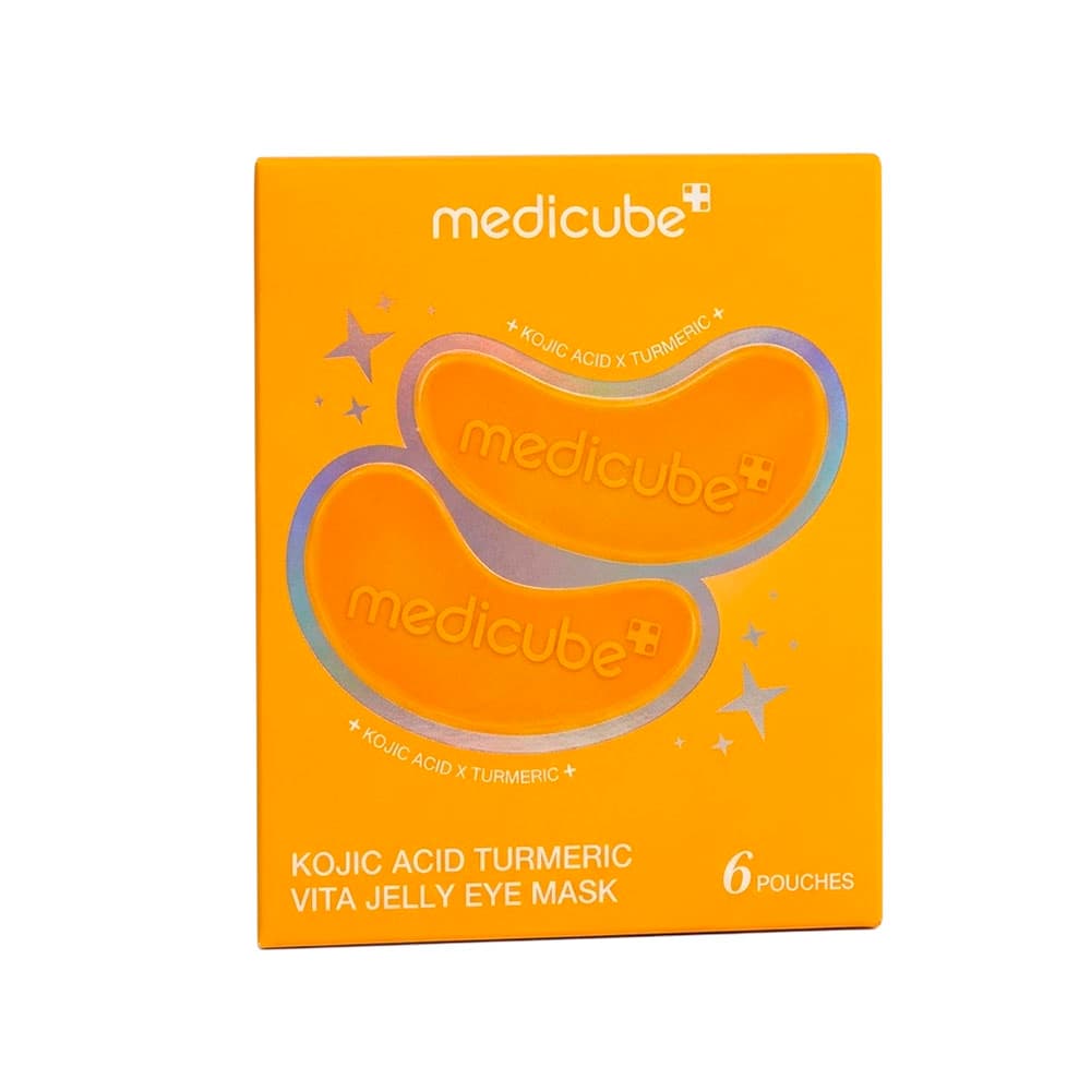 Máscara Facial Medicube Kojic Acid Turmeric Vita Jelly 6 Pares