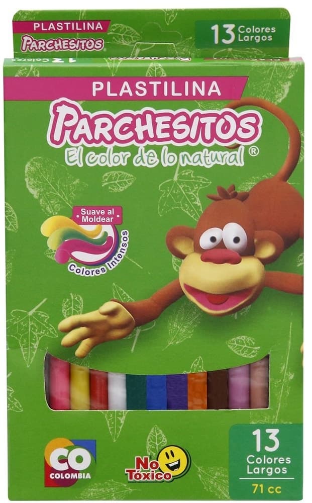 Massa de Modelar Doricolor Parchesitos 13 Cores