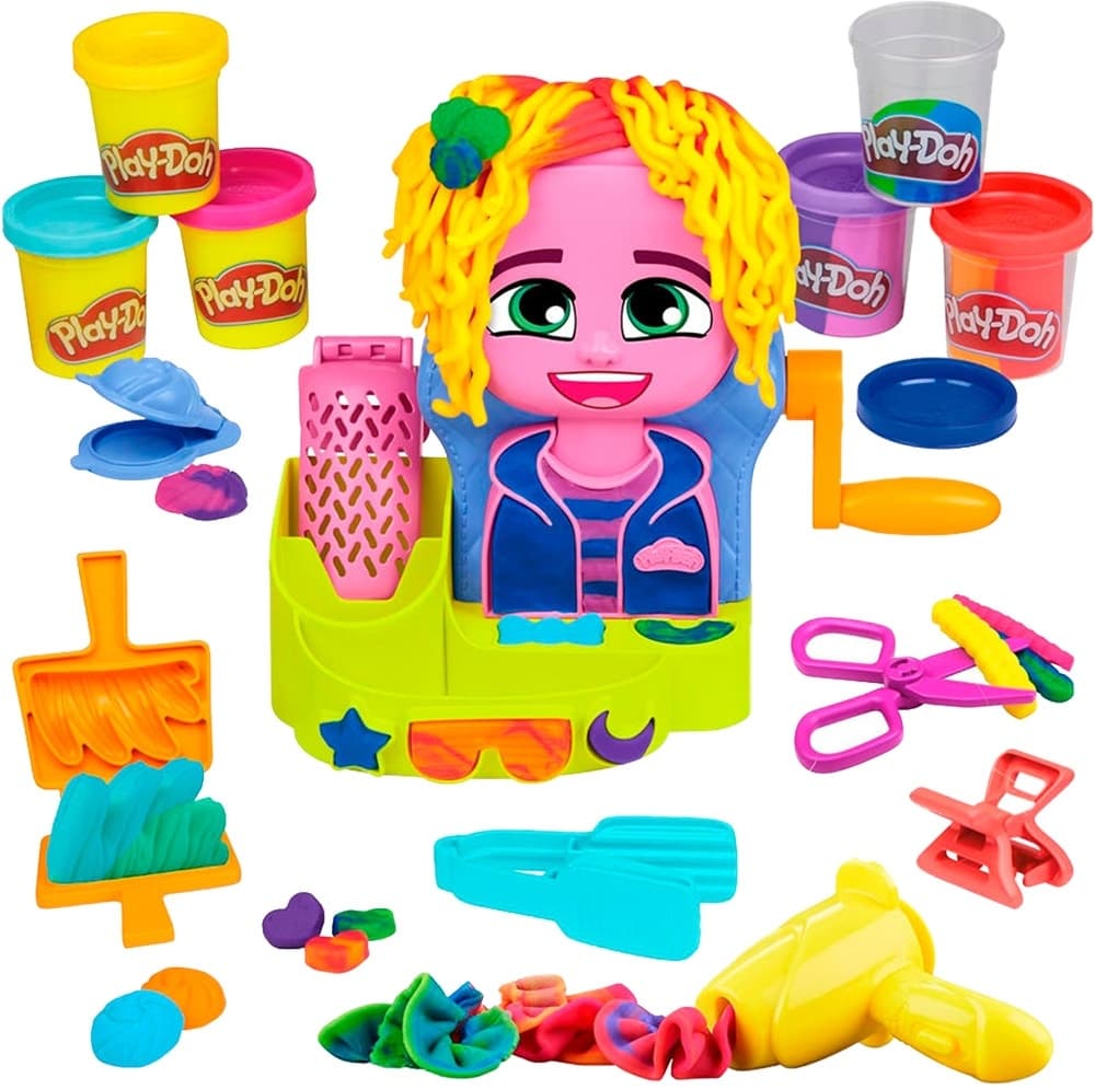 Massa de Modelar Play-Doh Cabelos Coloridos com Estilo Hasbro F8807