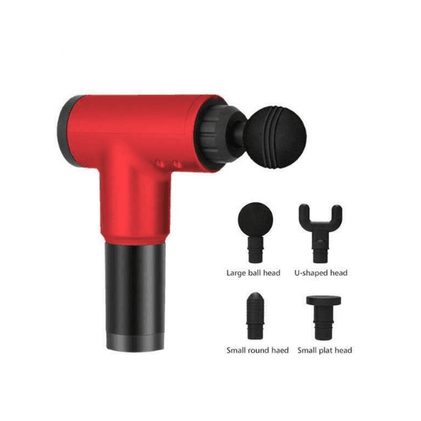 Massageador Corporal Elétrico Geral Hf-280 com 6 Níveis - Vermelho