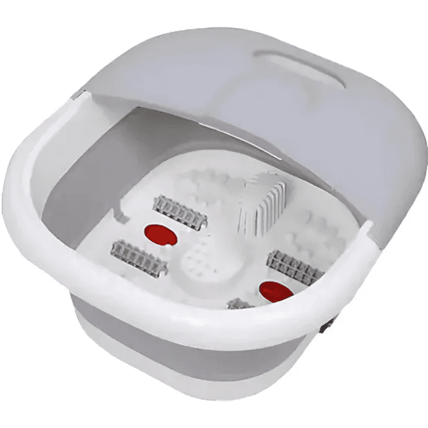 Massageador Elétrico Dobrável More Fitness Mf-20 Spa 220V ~ 50/60Hz Branco/Cinza