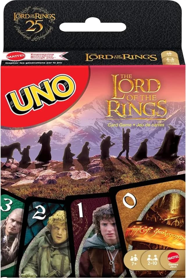 Jogo de Cartas Mattel Uno El Señor de Los Anillos
