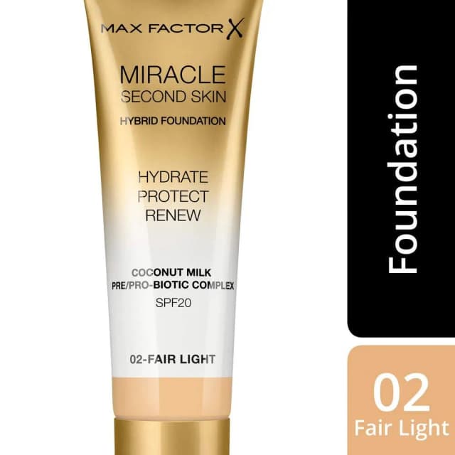 Base Max Factor X Coconut Milk 02 Fair Light