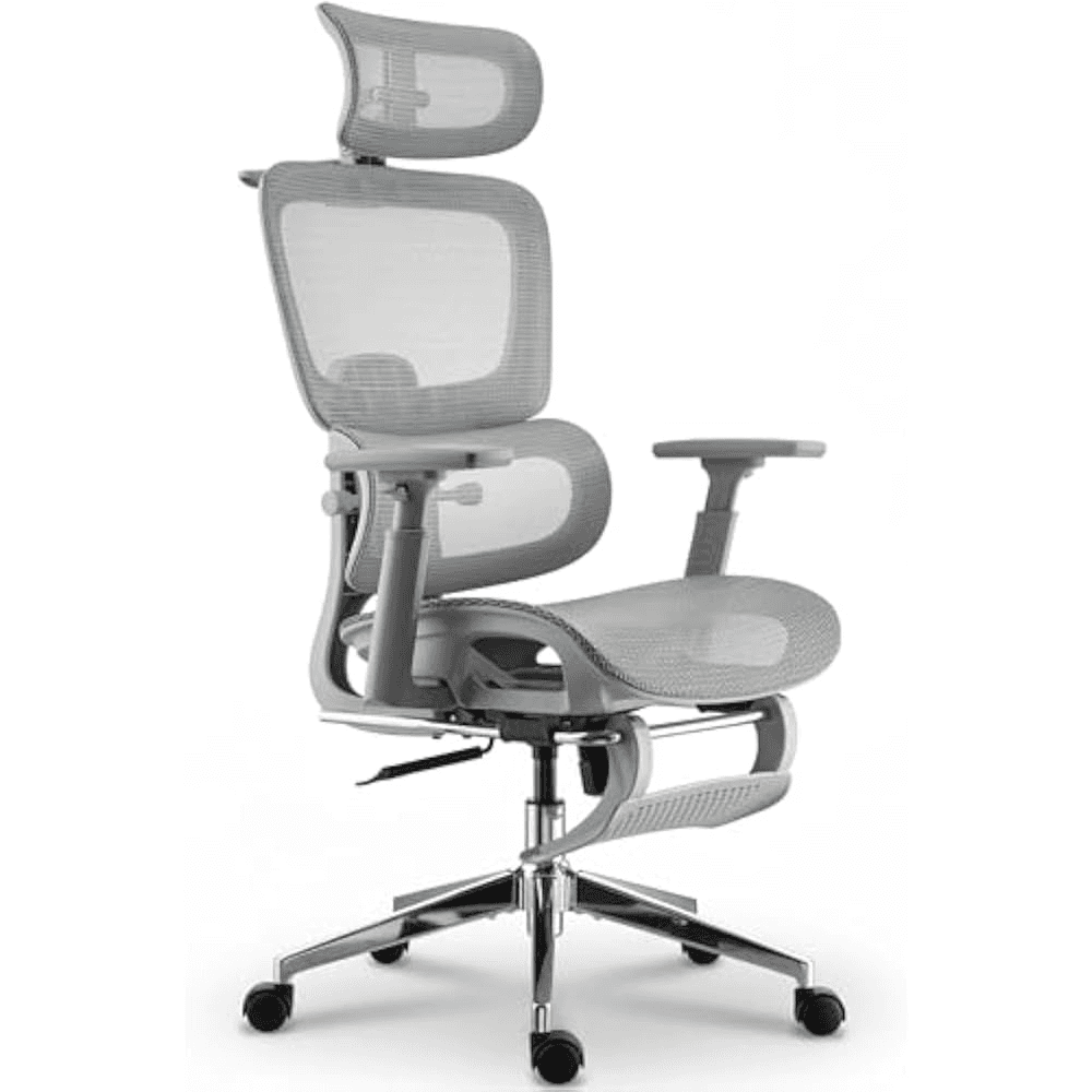 Cadeira de Escritório Max Racer Ergonomic Rsk-Ergomax-10 Cinza