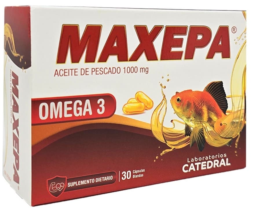 Suplemento Maxepa Omega 3 Óleo de Peixe 30 Cápsulas