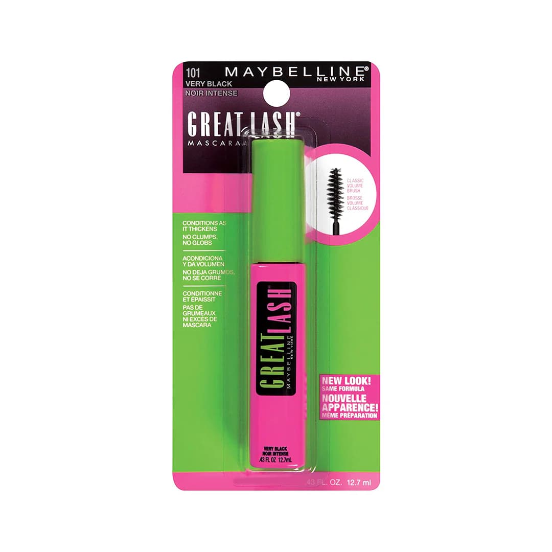 Máscara de Cílios Maybelline Great Lash Preta 101