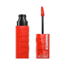Batom Líquido Maybelline SuperStay Vinyl Ink Red Hot 25