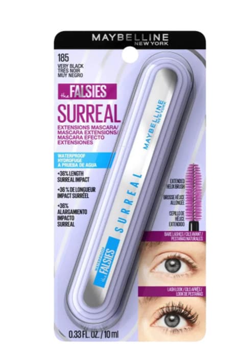 Máscara de Cílios Maybelline The Falsies Surreal Very Black