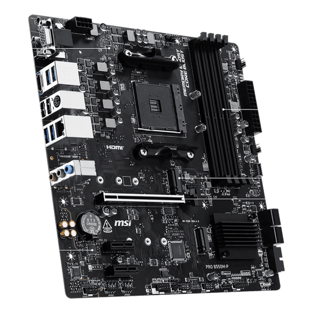 MB Am4 Msi Pro B550M-P DDR4/S/R/V/HDMI 911-7C95-206 453547