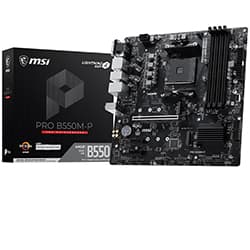Placa-mãe Msi Pro B550M-P M.2/DDR4/DP/HDMI/VGA/USB 3.2/LAN/SOM