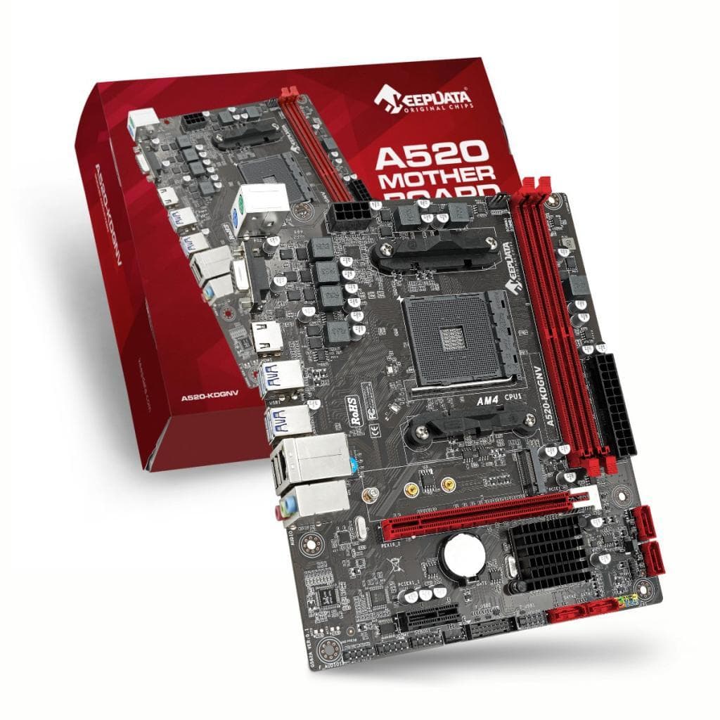 Placa-mãe Amd (Am4) Keepdata A520-Kdgnv DDR4 HDMI/NVME