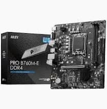 Placa-mãe Msi B760M-E Pro DDR4