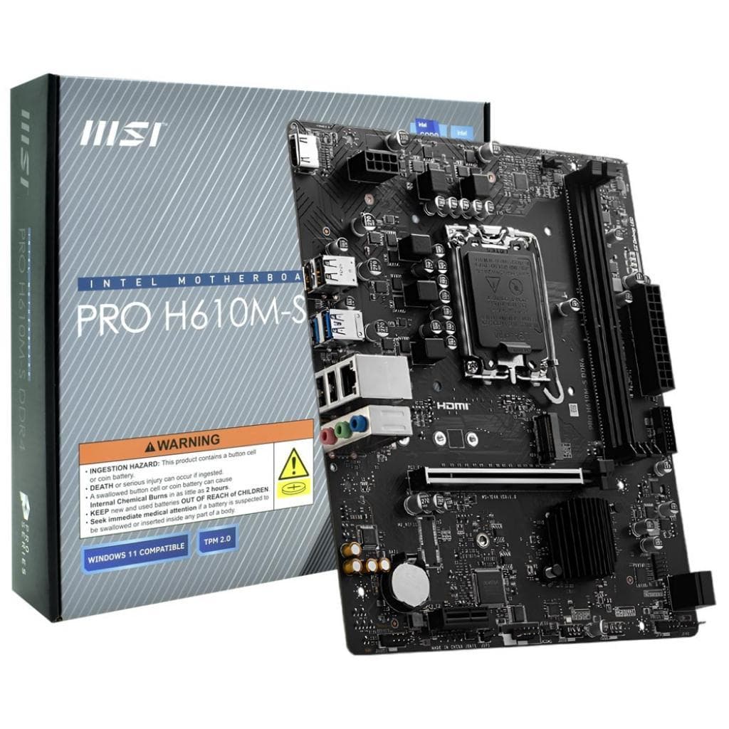 Placa-mãe Msi H610M-S Pro DDR4