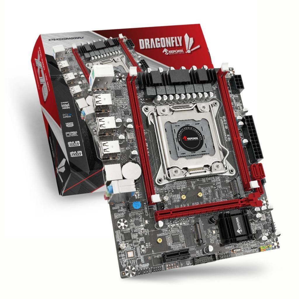 Placa-mãe Intel (2011) Keepdata X79-Kdxdragonfly Ddr3