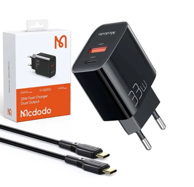 Carregador Mcdodo Ch-0922 33W com Cabo 1.2M Preto