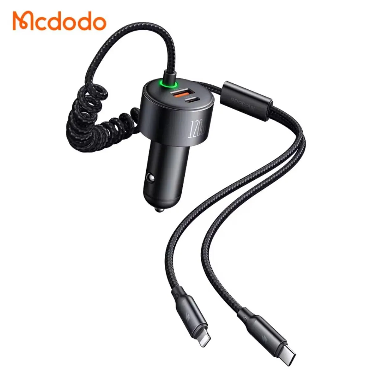 Carregador Veicular Mcdodo Cc-037 120W Preto