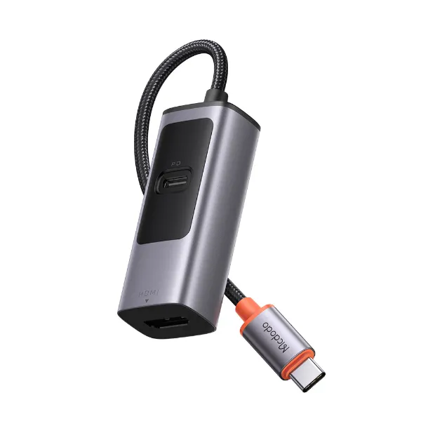 Hub USB-C Mcdodo 2 Em 1 Cinza
