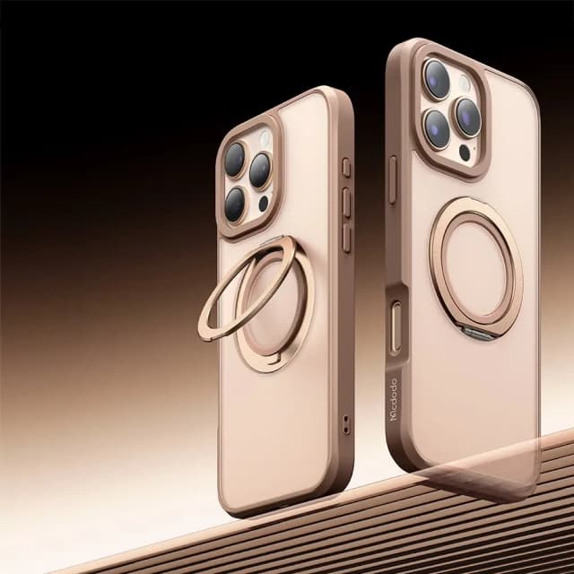Capa Mcdodo para Iph-16 Pro Dourado