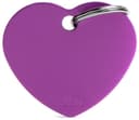 Anúncio: Medalha de identificação MyFamily Coração Grande MFB66 - Roxo