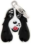 Anúncio: Medalha de identificação MyFamily Friends Cão Black and White Cocker MF12WHITEBLACK