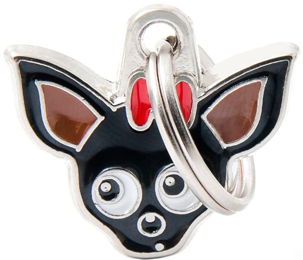 Medalha de Identificação MyFamily Friends Cão Black Chihuahua MF23BLACK