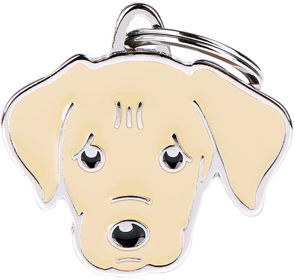 Medalha de Identificação MyFamily Friends Cão Yellow Labrador MF31CREAM