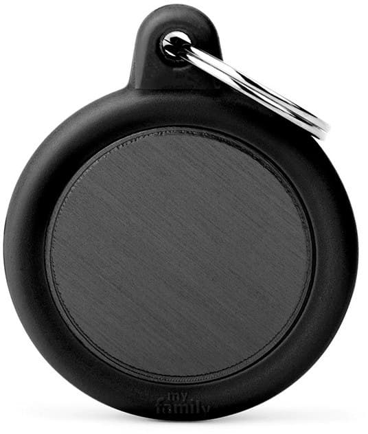 Medalha de Identificação Myfamily Hushtag HTA04BLACK Preto