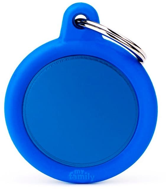 Medalha de Identificação MyFamily Hushtag HTA04BLUE Azul