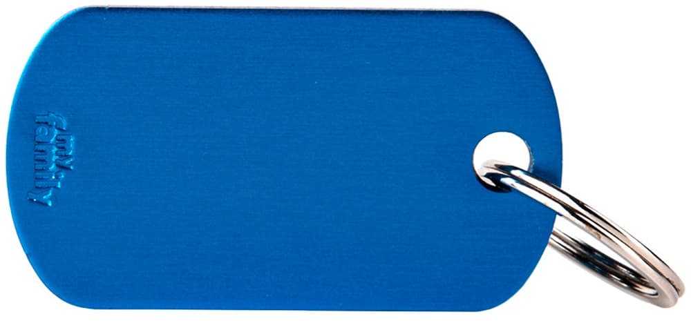 Medalha de Identificação MyFamily Military Mfb76 Azul
