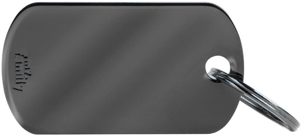 Medalha de Identificação MyFamily Military Mfb99 - Black Chrome