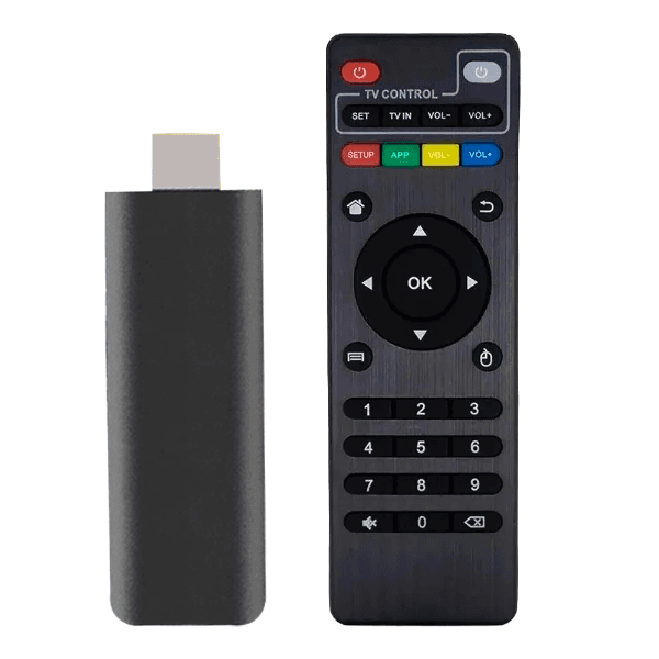 Media Player Om Watch Streaming Stick 8GB 128GB Full HD Google TV Preto