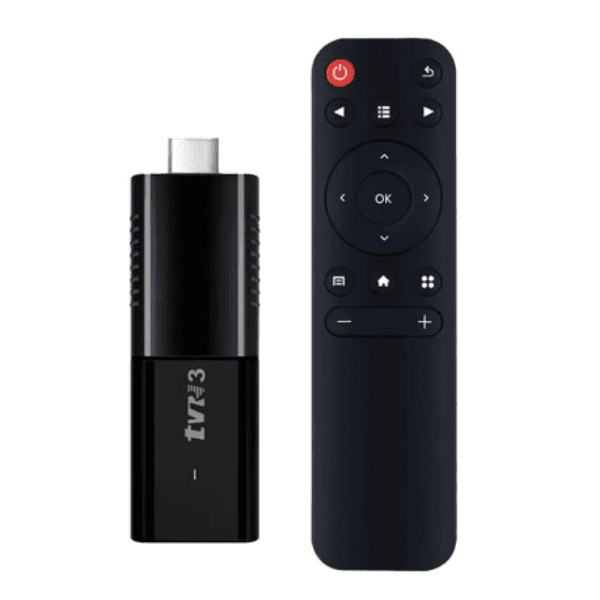 Media Player TV Stick Tvr3 2GB 16GB 4K Ultra HD Android Preto