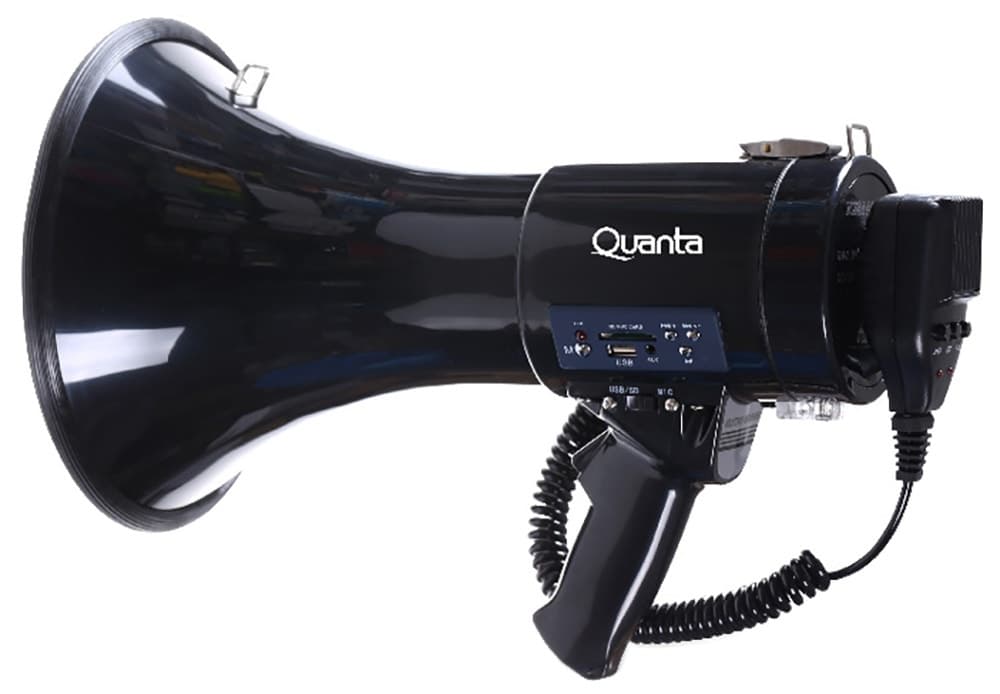Megafone Quanta Qtmer250 MP3/USB/SD 250Watts Preto